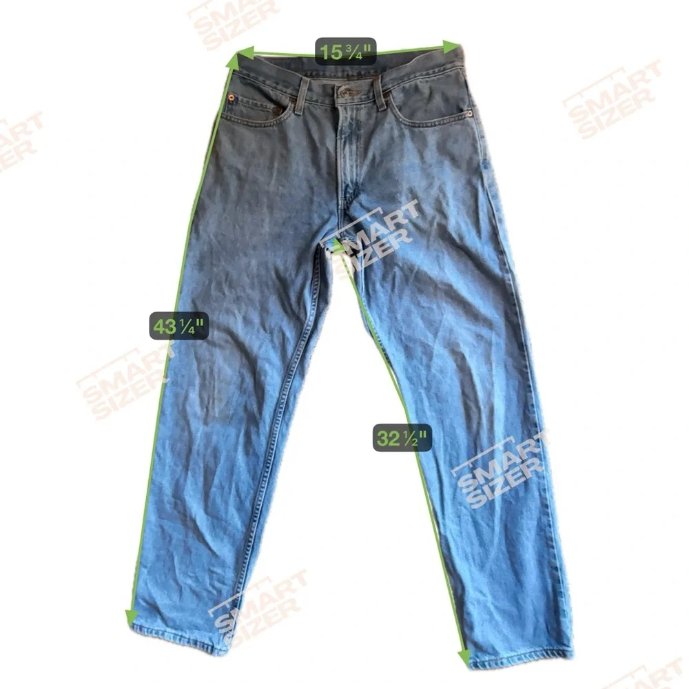 Levi’s 550 Relaxed Fit Jeans Men’s 33x34 Blue Denim Straight‎ Leg Made USA